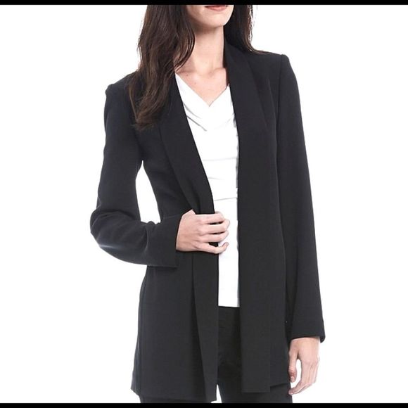 Calvin Kline Open Front Blazer Size 8 - Picture 1 of 13